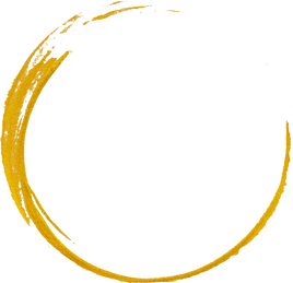 Gold glittering circle of paint golden glitter texture